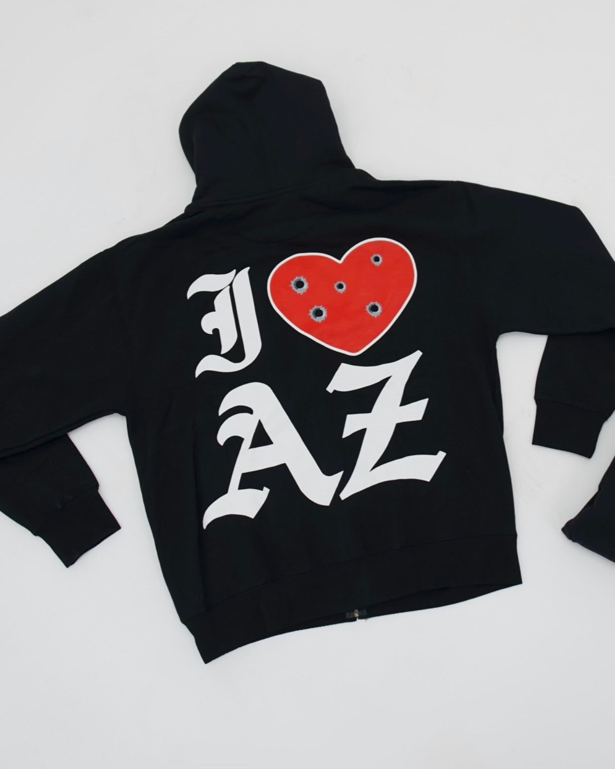 I heart AZ zip up